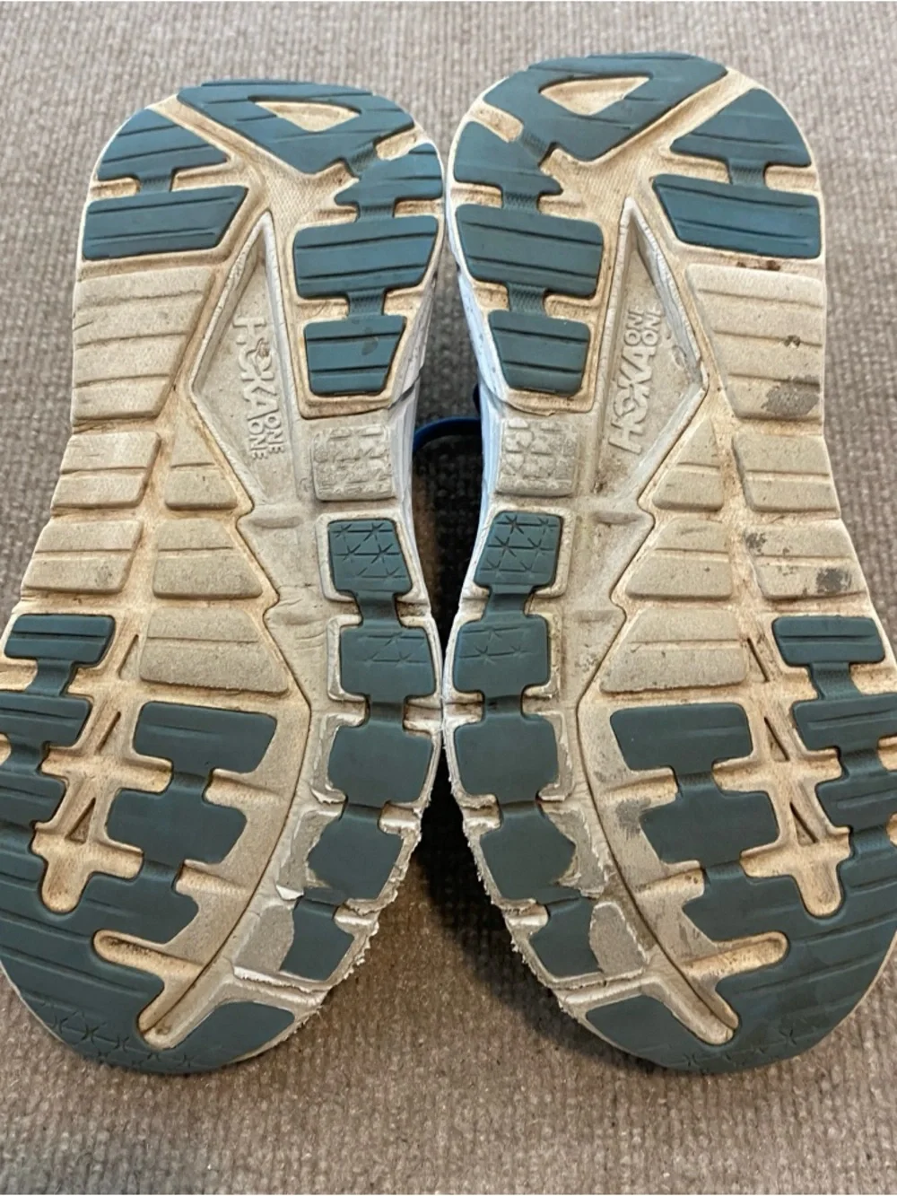 Hoka One One Gaviota 4‎ Shoes Womens Size 8 Blue Mesh Cushioned 1123199 BFPA